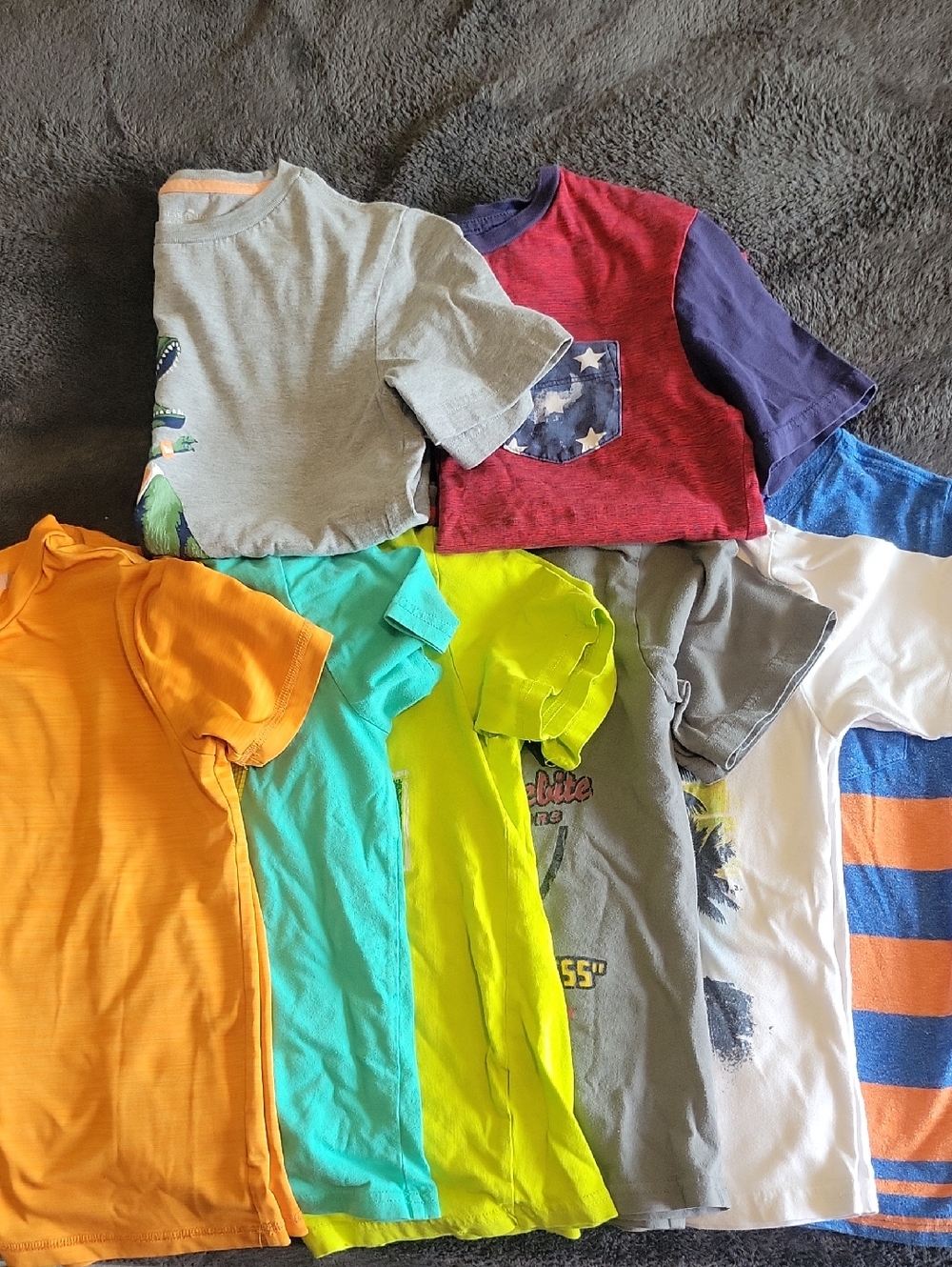 Mixed Kids Short Sleeve T-Shirt Pack - Bright Multi Colors